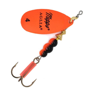 Блесна вращающаяся Mepps Aglia Fluo Orange №4 цв.Оранжевый