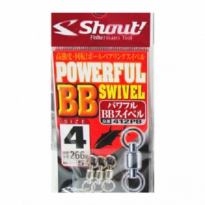 Вертлюг на подшипнике Shout Powerful BB Swivel №4