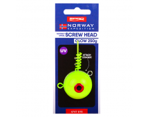 Джиг головка Spro Norway Expedition Screw in Head 250гр (Glow)